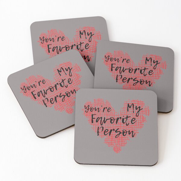 Item preview, You’re My Favorite Person – Valentine Heart Art designed and sold by positive vibes.