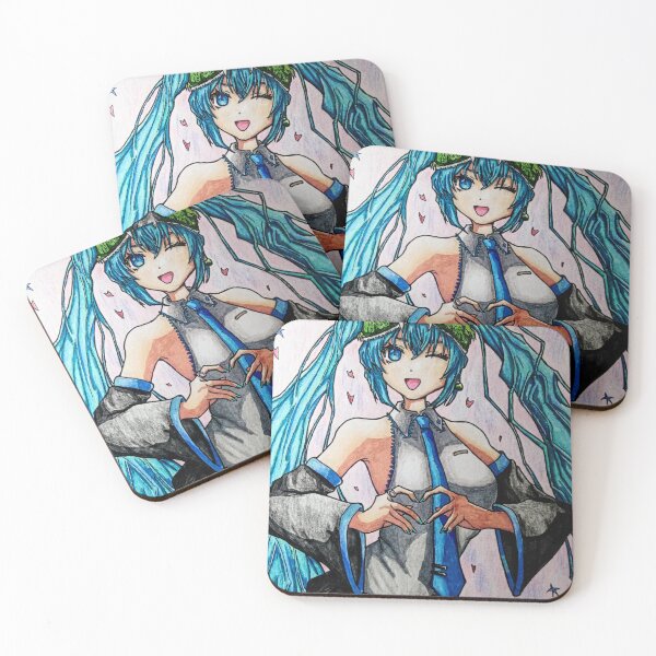 Item preview, Hatsune Miku with Godzilla hat designed and sold by DMDigitalManus.