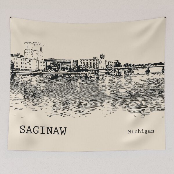Item preview, Saginaw Michigan designed and sold by Lakeric.
