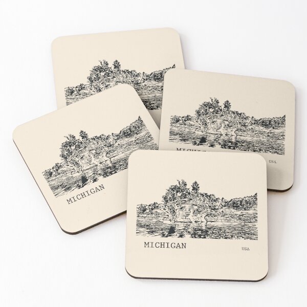 Item preview, Michigan USA designed and sold by Lakeric Cityscapes.