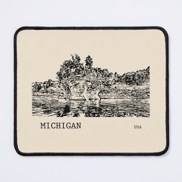 Item preview, Michigan USA designed and sold by Lakeric Cityscapes.