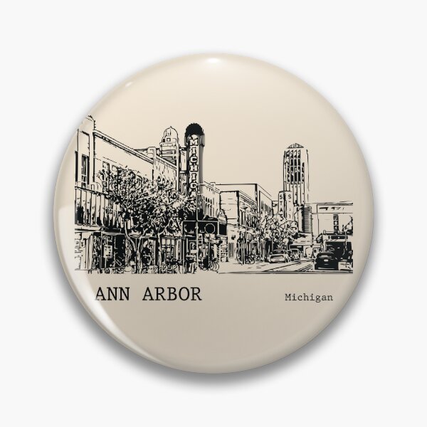 Item preview, Ann Arbor Michigan designed and sold by Lakeric Cityscapes.