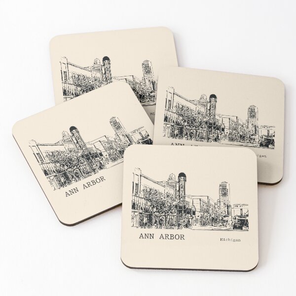 Item preview, Ann Arbor Michigan designed and sold by Lakeric Cityscapes.