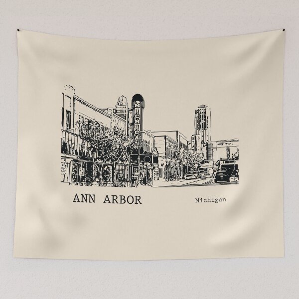Item preview, Ann Arbor Michigan designed and sold by Lakeric Cityscapes.