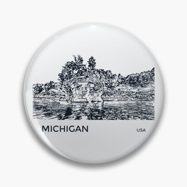 Item preview, Michigan USA designed and sold by Lakeric Cityscapes.