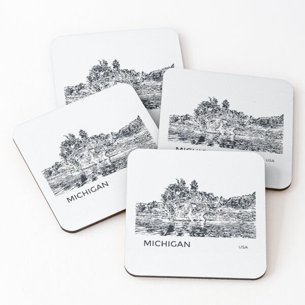 Item preview, Michigan USA designed and sold by Lakeric Cityscapes.