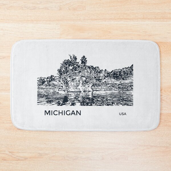 Item preview, Michigan USA designed and sold by Lakeric Cityscapes.