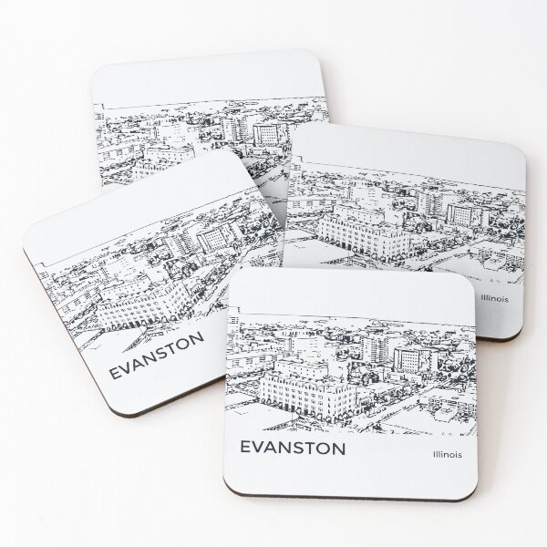 Item preview, Evanston Illinois designed and sold by Lakeric Cityscapes.