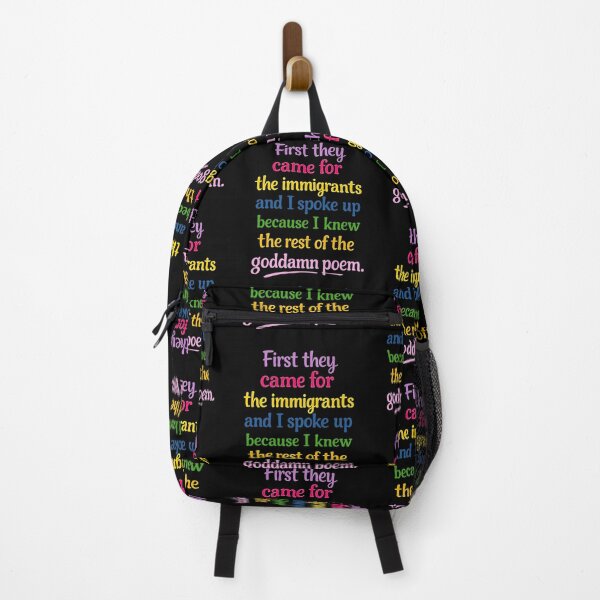 Item preview, First They Came for The Immigrants designed and sold by gear-posters.