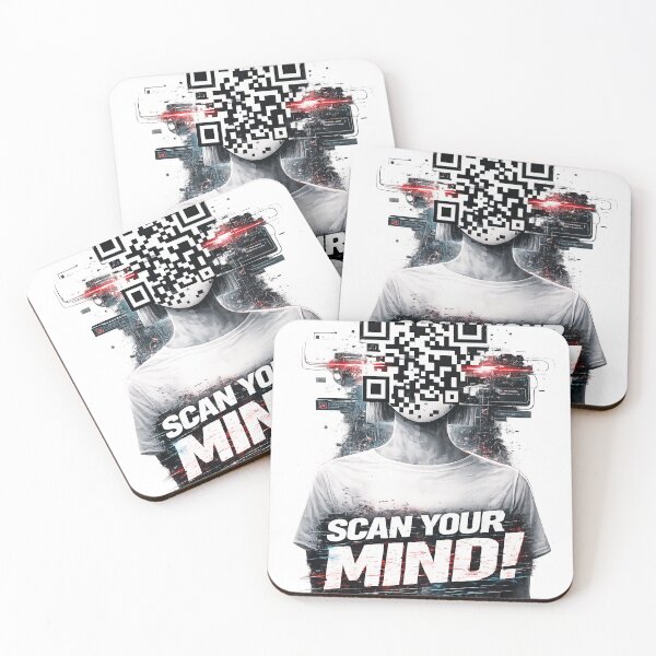 Item preview, Scan Your Mind QR Code designed and sold by RaoulDukeGonzo.