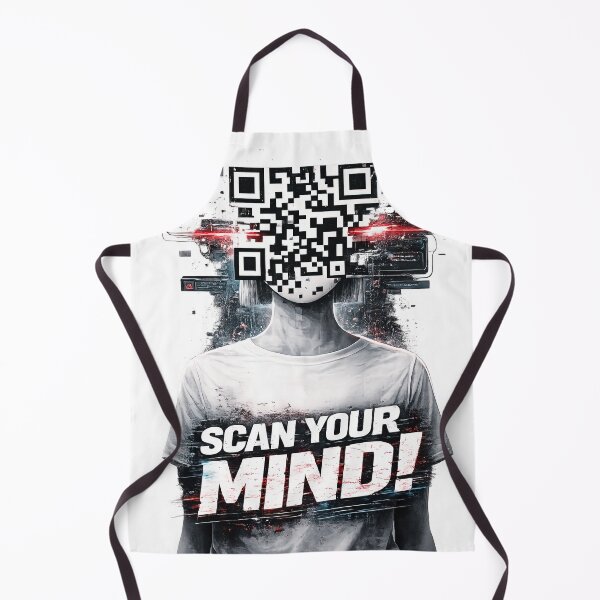 Item preview, Scan Your Mind QR Code designed and sold by RaoulDukeGonzo.