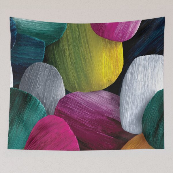 Item preview, Vibrant Colorful Textured Abstract Brushstroke Pattern designed and sold by DGtaLrtcom.