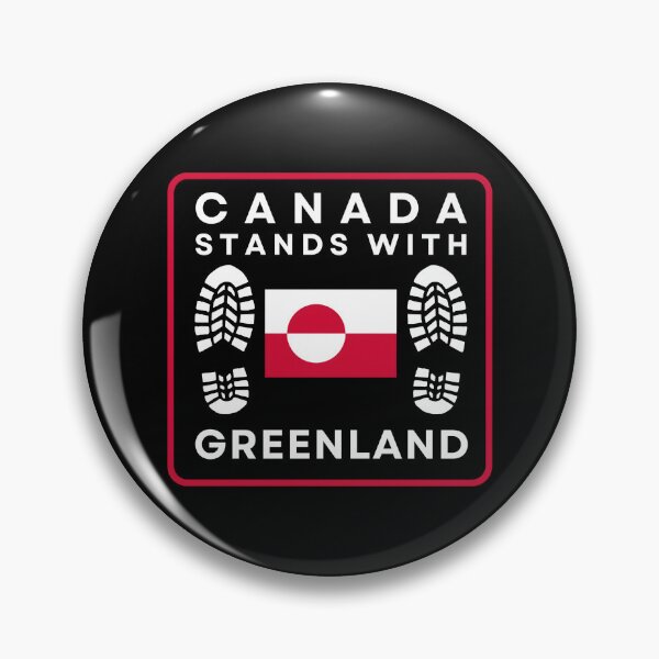 Item preview, CANADA STANDS WITH GREENLAND designed and sold by fetch-it-studio.