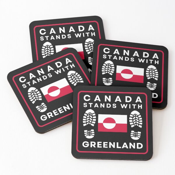 Item preview, CANADA STANDS WITH GREENLAND designed and sold by fetch-it-studio.