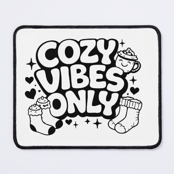 Item preview, Stay Cozy – Cute Comfort Quote Typography | Cozy Aesthetic Black & White Design designed and sold by ZachTheDesigner.