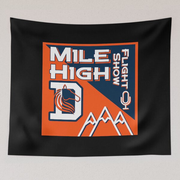 Item preview, Mile High Flight Show Alt Broncos Logo designed and sold by marcolocus.