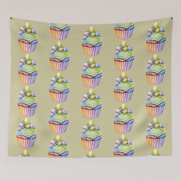 Item preview, Watercolor Easter Cake Illustration designed and sold by Viktoriia13.