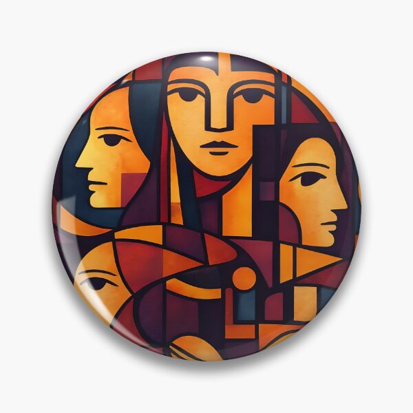 Item preview, Fragmented Faces in Harmony designed and sold by Sepinik.