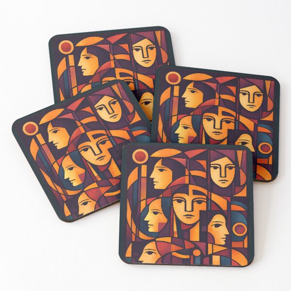 Item preview, Fragmented Faces in Harmony designed and sold by Sepinik.