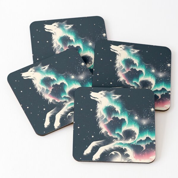 Item preview, Northern Lights Wolf, Ai Generated Art  designed and sold by ACC .