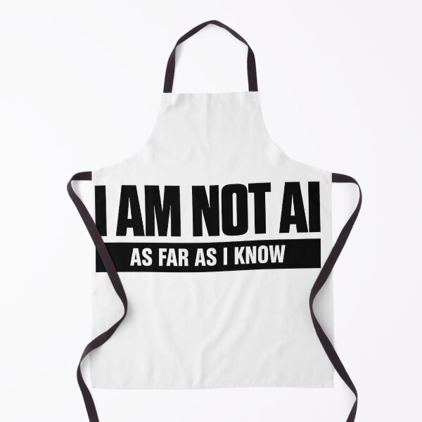 Item preview, I am not AI designed and sold by RaoulDukeGonzo.