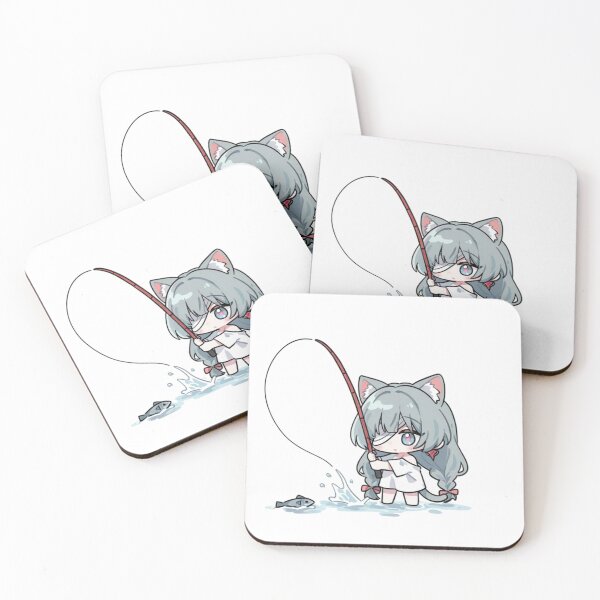 Item preview, Wuthering Waves Chibi Phrolova Fishing designed and sold by KomiArts.