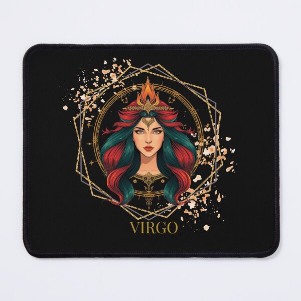 Item preview, Virgo Zodiac Goddess – Celestial Earth Sign Astrology Art designed and sold by TheCoolCrowd.
