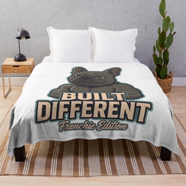 Item preview, Built Different - French Bulldog Edition | Unique Frenchie Attitude designed and sold by frenchiesociety.co.
