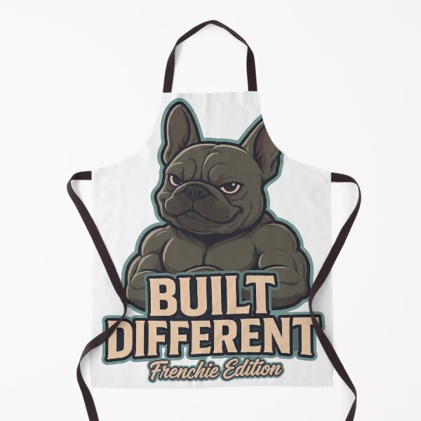 Item preview, Built Different - French Bulldog Edition | Unique Frenchie Attitude designed and sold by frenchiesociety.co.