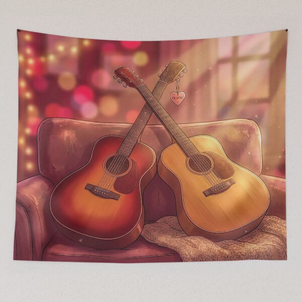 Item preview, Better Together Guitar Couple Valentine designed and sold by acceleratorhams.