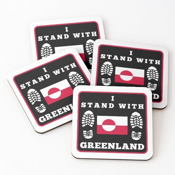 Item preview, I STAND WITH GREENLAND designed and sold by fetch-it-studio.