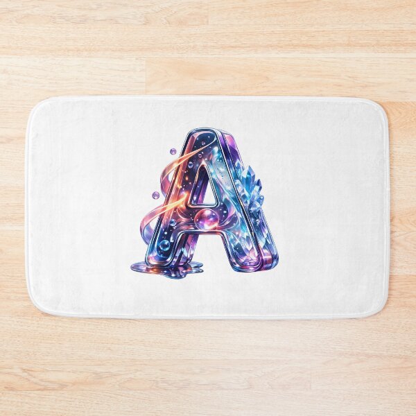 Item preview, 3D Galaxy Letter A Crystal designed and sold by Lilou Art Shop.