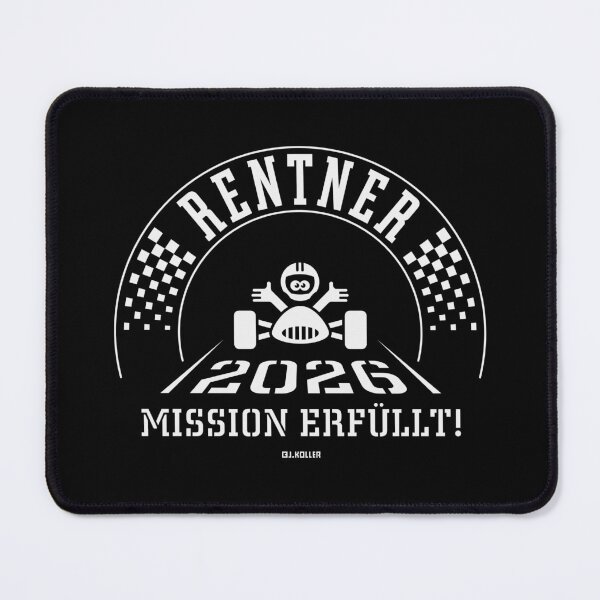 Item preview, Retirees 2026 – Mission Accomplished (Retirement / Retirement / Finish Line / White) designed and sold by Roderix.