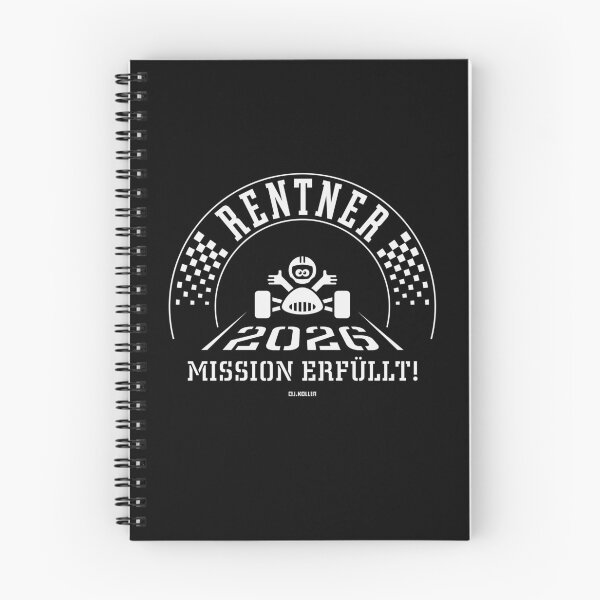 Item preview, Retirees 2026 – Mission Accomplished (Retirement / Retirement / Finish Line / White) designed and sold by Roderix.