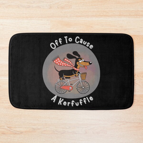 Item preview, Off to Cause A Kerfuffle Dachshund Gifts For Dog Lovers designed and sold by Diodak.