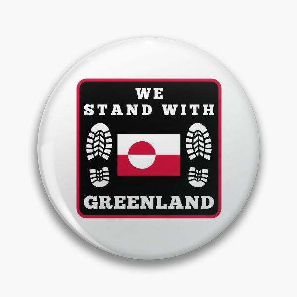 Item preview, WE STAND WITH GREENLAND designed and sold by fetch-it-studio.