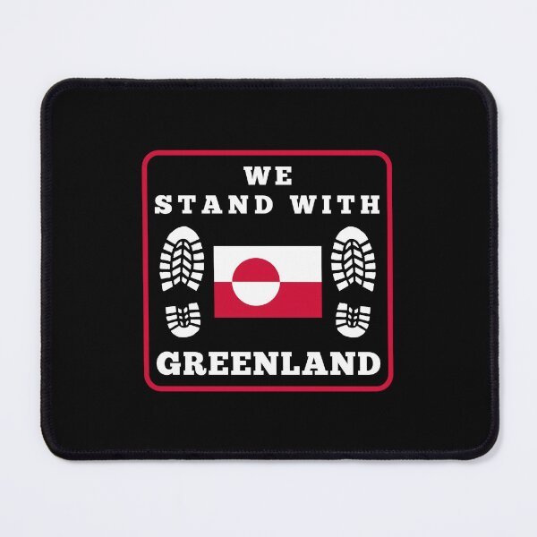 Item preview, WE STAND WITH GREENLAND designed and sold by fetch-it-studio.