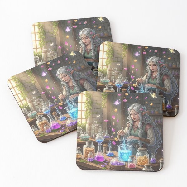 Item preview, Elf making potions designed and sold by Losancestros.