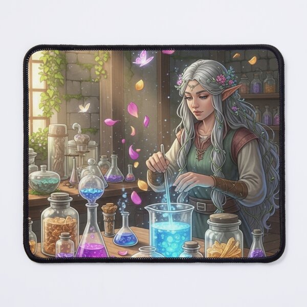 Item preview, Elf making potions designed and sold by Losancestros.