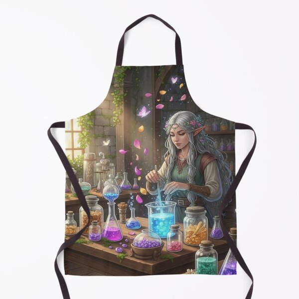 Item preview, Elf making potions designed and sold by Losancestros.
