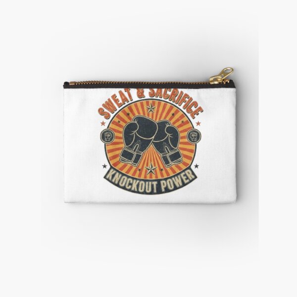 Item preview, Vintage Boxing Gloves Retro Gym - Sweat and Sacrifice Distressed Graphic designed and sold by BuiltByDiscipline.