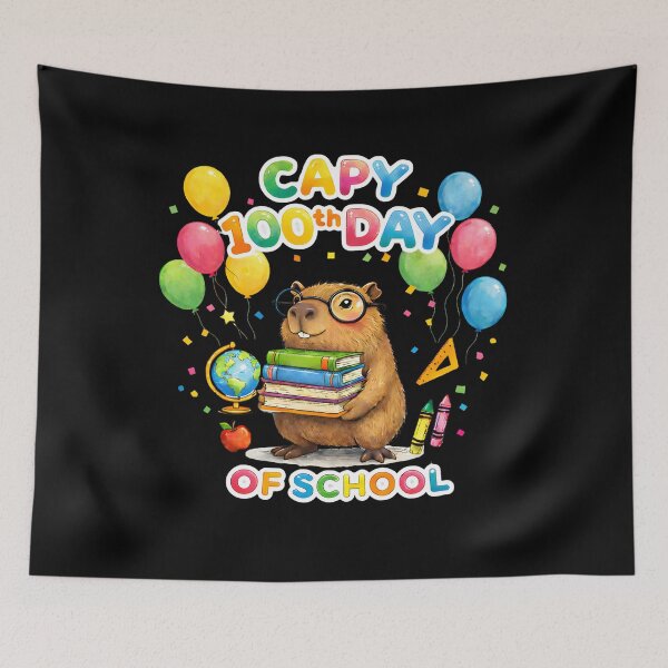 Item preview, Capy 100 Days of School designed and sold by LunaMagicStudio.