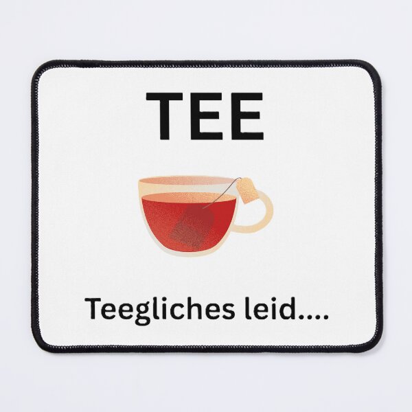 Item preview, Tea-related woes - Funny tea saying, pun & world-weariness designed and sold by Pinfinest.