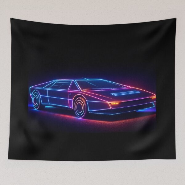 Item preview, retro concept car designed and sold by TEEJAMBOREE.
