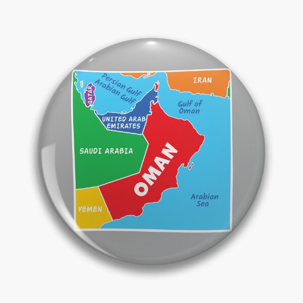 Item preview, Oman Map Art - Minimalist Middle East Travel & Heritage designed and sold by mashmosh.