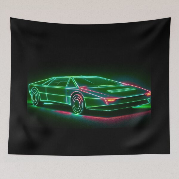 Item preview, retro concept car designed and sold by TEEJAMBOREE.