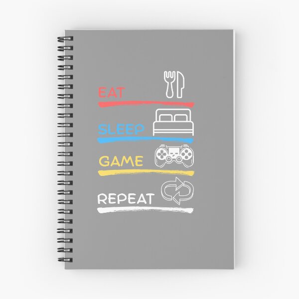 Item preview, EAT SLEEP GAME REPEAT designed and sold by PowerfulMagic.