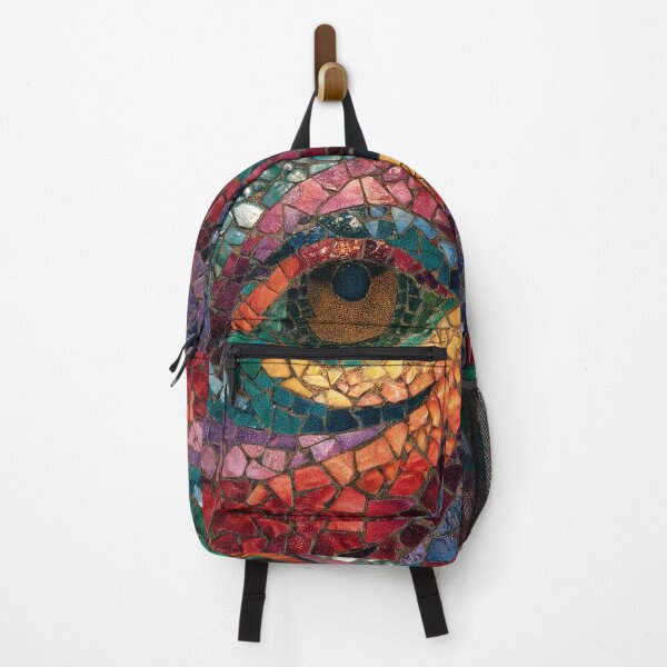Item preview, Gaudi Inspired Mosaic Tile Ornament Eye Pattern designed and sold by GrinGalore.