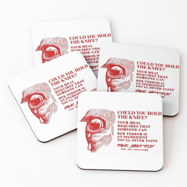 Item preview, COULD YOU HOLD THE KNIFE? designed and sold by Pawethic Prints Studio.