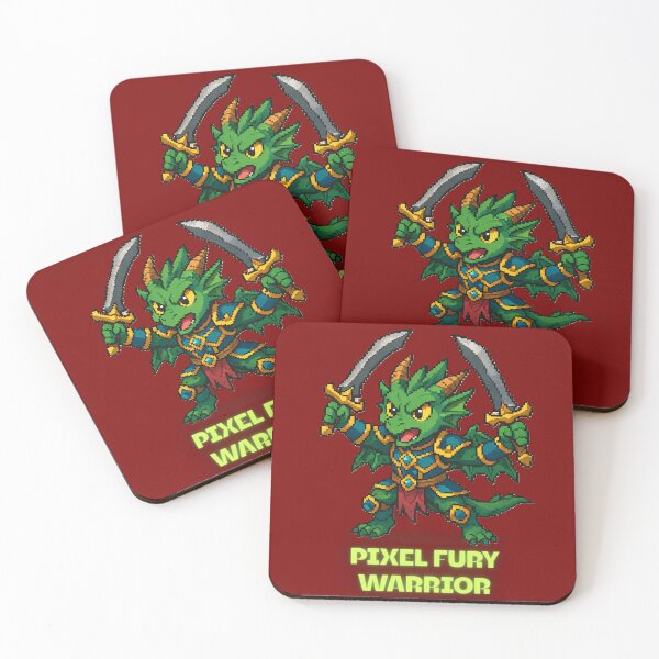 Item preview, BLADES of DRACHYR – Pixel Dracthyr Fury Warrior designed and sold by BrewGamerJ.